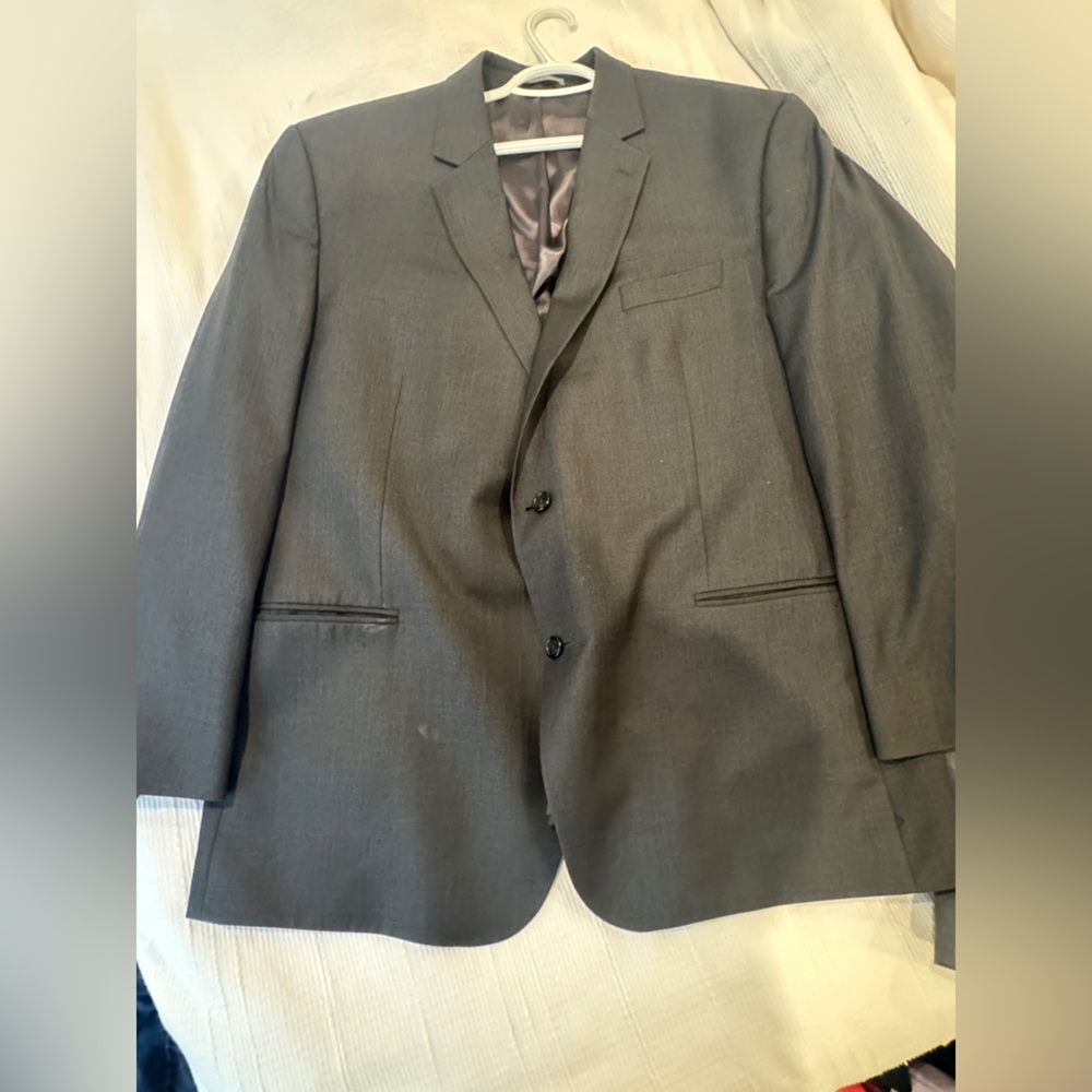 Michael Kors Gray Sport Coat with Notched Lapels